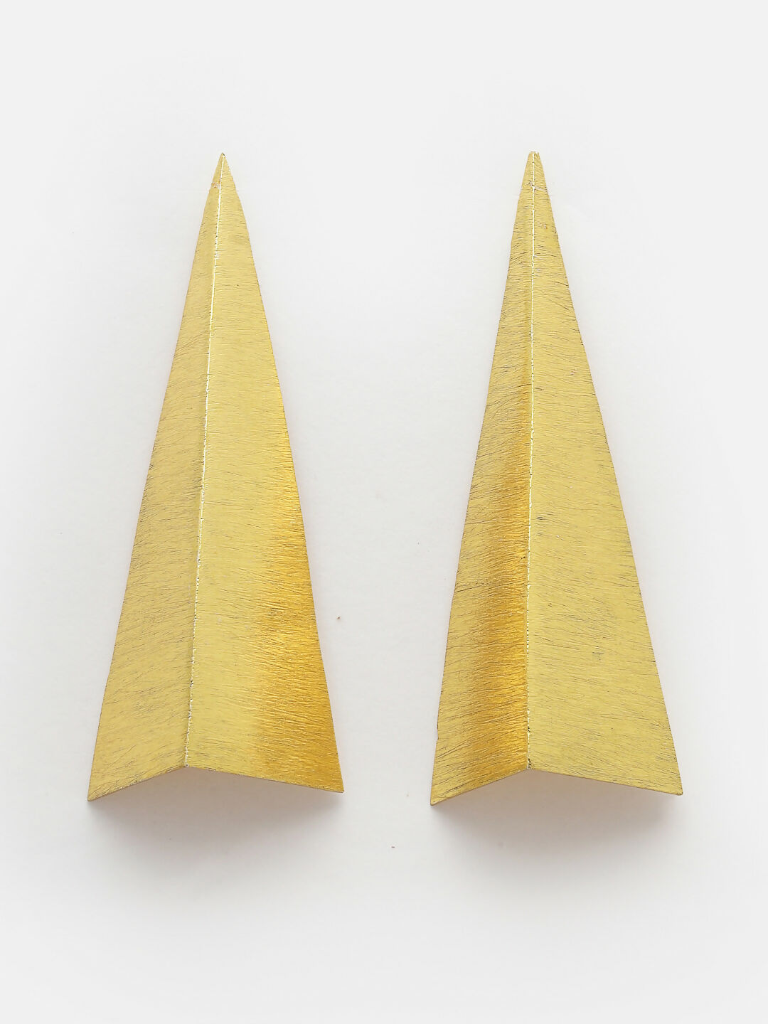 NVR Women Gold-Plated Geometric Shape Drop Earrings - Distacart