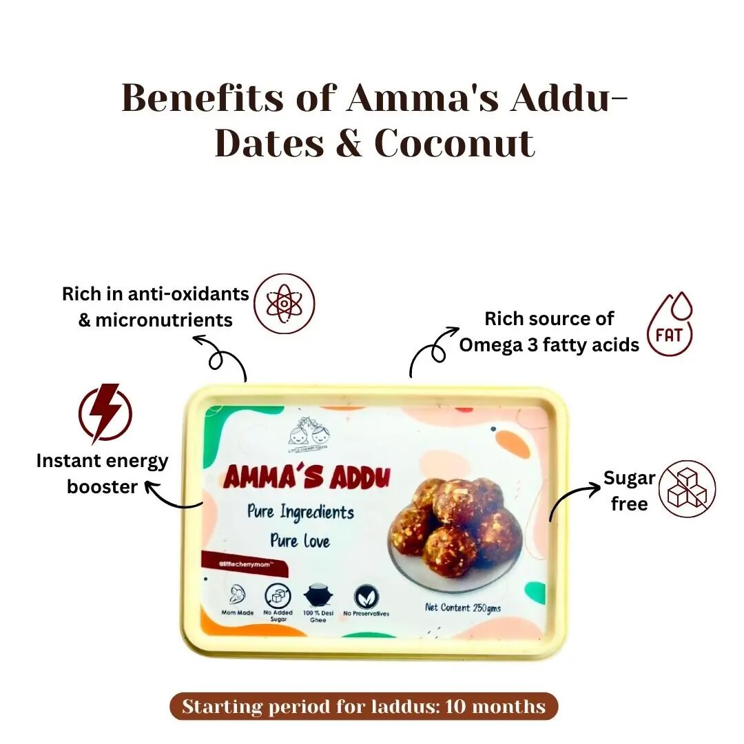 Littlecherrymom Amma’s Addu: Dates Coconut - Distacart
