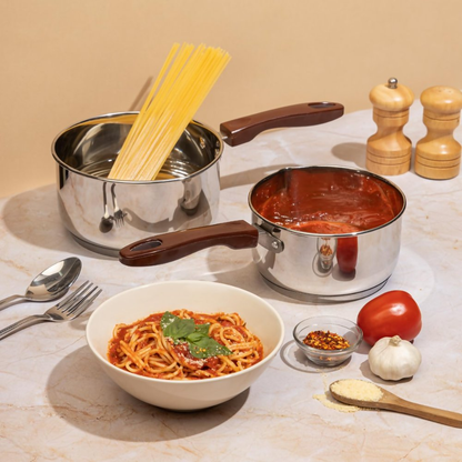Vinod Stainless Steel Milkpan/Saucepan - Dista