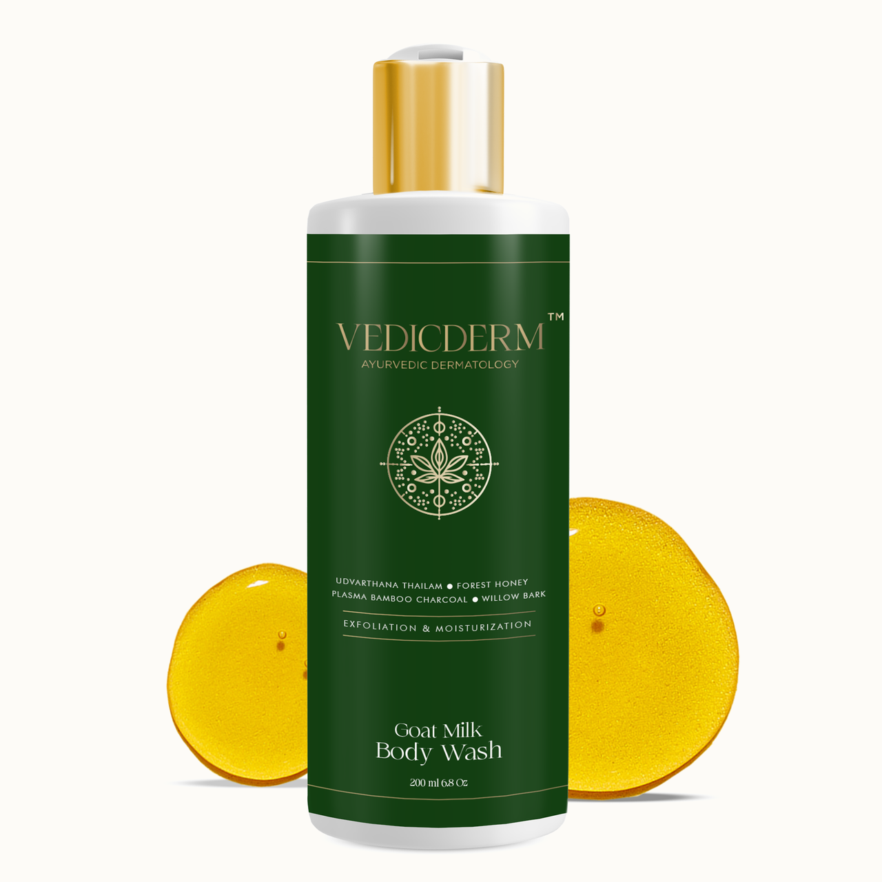 VedicDerm Goat Milk Hydrating Body Wash for Sensitive Skin - Distacart