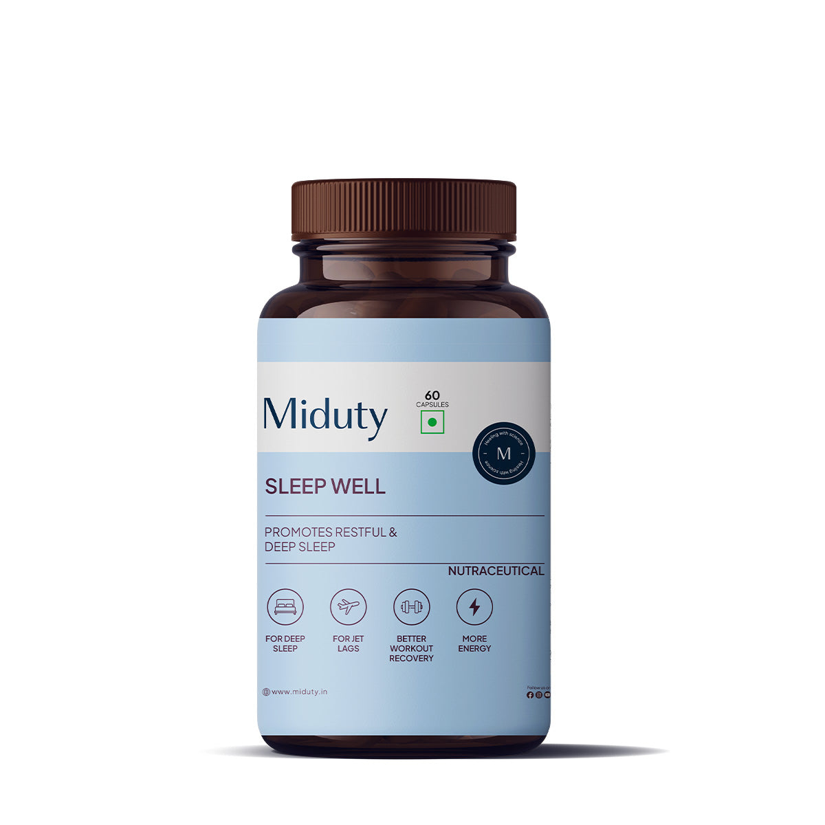 Miduty by Palak Notes Sleep Well Capsules - Distacart