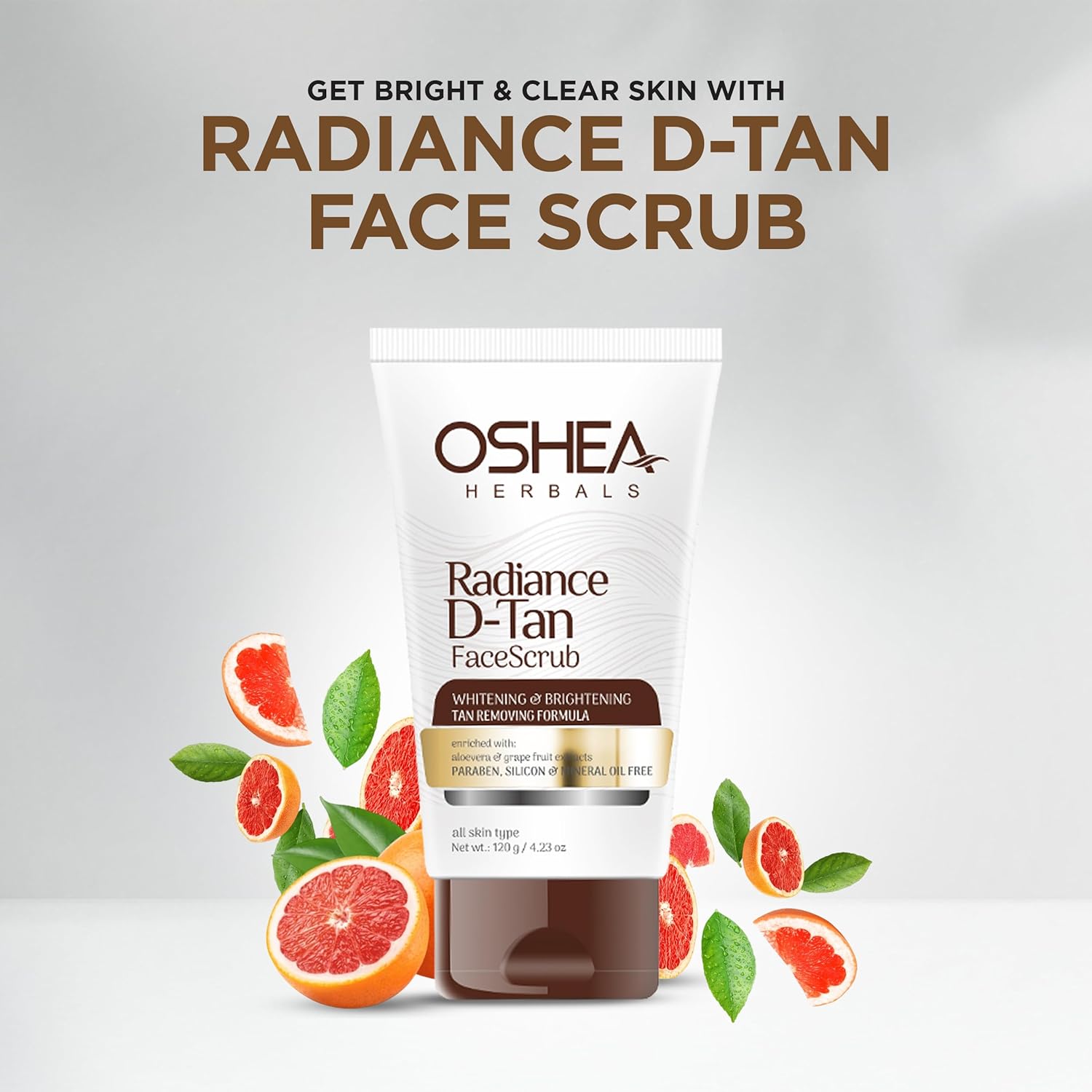 Oshea Herbals Radiance D-Tan Face Scrub - Distacart