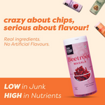 Thumbnail for Nocap foods Zero Guilt Healthy Chips - Beetroot Masala - Dista
