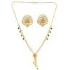 AanyaCentric Gold Plated Short Mangalsutra Set with Earrings - Distacart