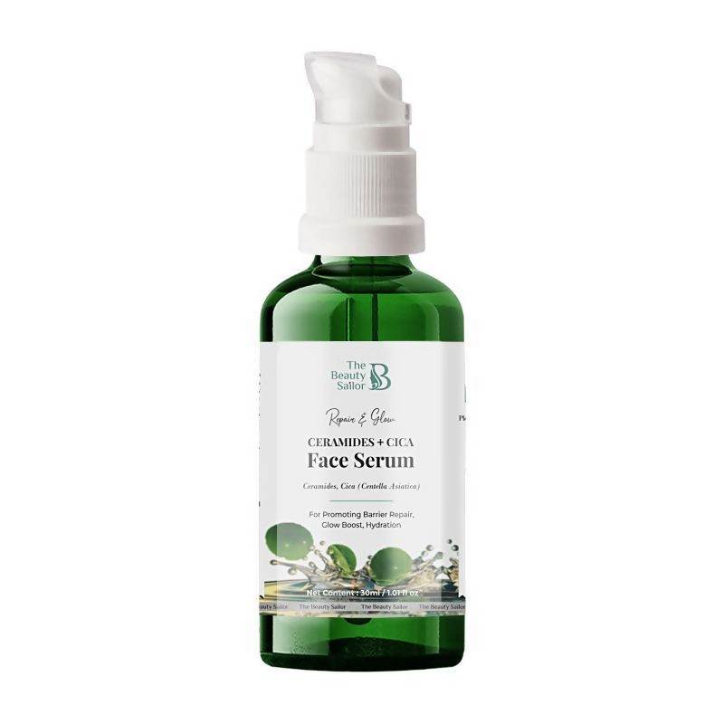 The Beauty Sailor Repair & Glow Ceramides + Cica Face Serum - Distacart