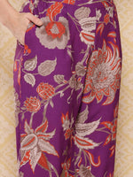 Thumbnail for Ahalyaa Women's Traditional Wear Co-ods - Purple - Distacart