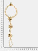 Thumbnail for Ruby Raang Moon Pearl Hand Chain - Distacart