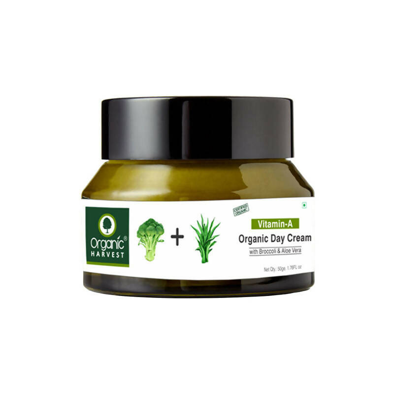 Organic Harvest Vitamin A Organic Day Cream with Broccoli & Aloe Vera - Distacart