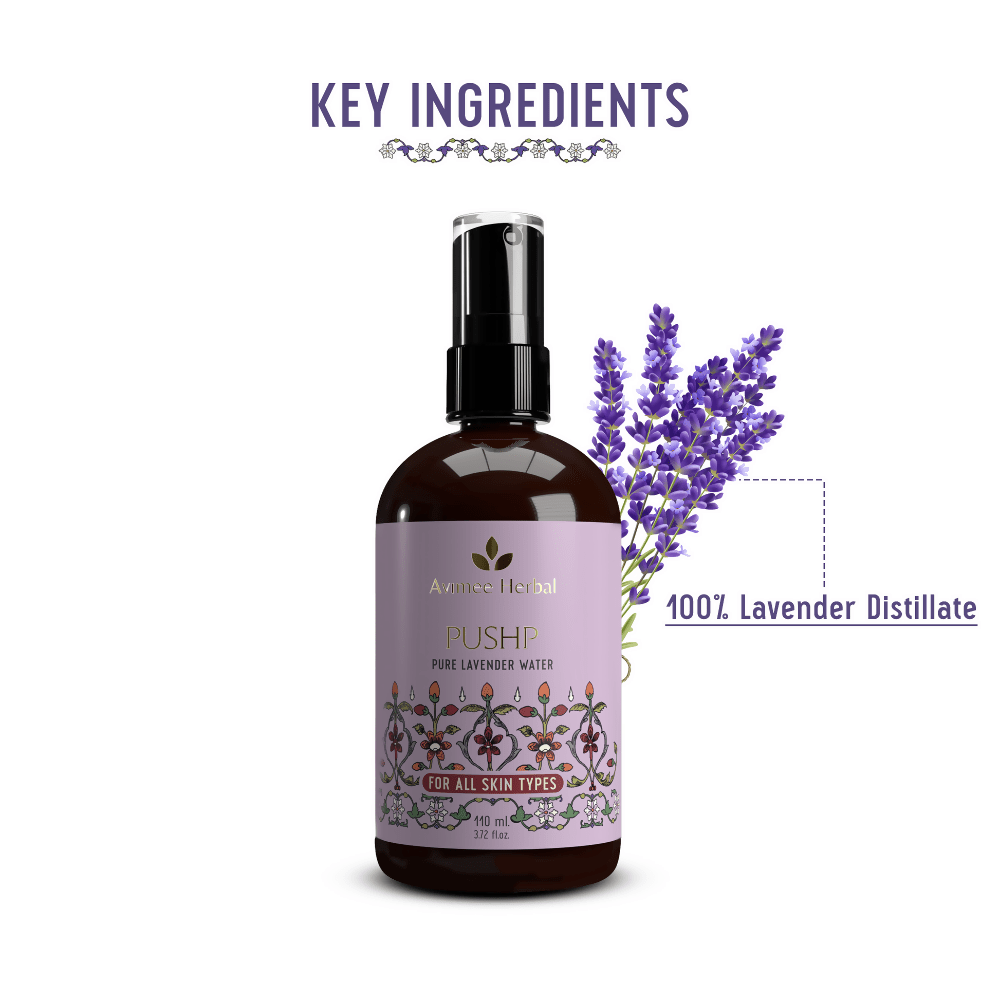 Avimee Herbal Pushp Pure Lavender Water - Distacart