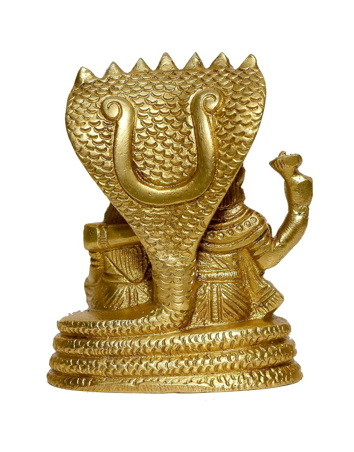 P.J.Handicrafts Brass Metal Statue Of Vishnu Ji With Laxmi - Distacart