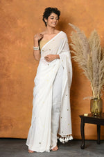 Thumbnail for Very Much Indian Pure Mul Cotton Handloom Saree - Distacart