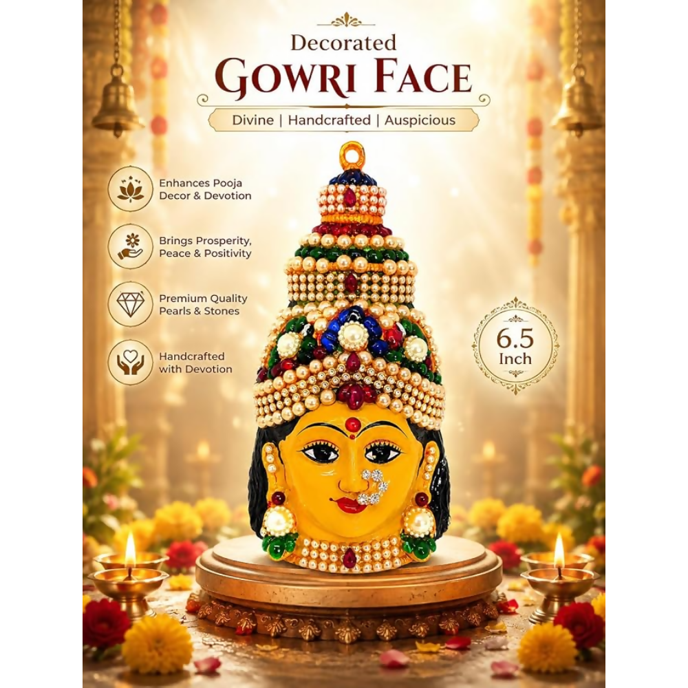 pmw - Decorated Gowri Face for Varalakshmi Pooja - Dista