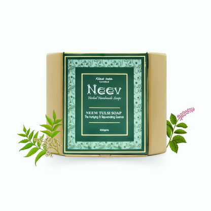 Neev Herbal Handmade Soap Neem Tulsi Handmade Soap - Distacart