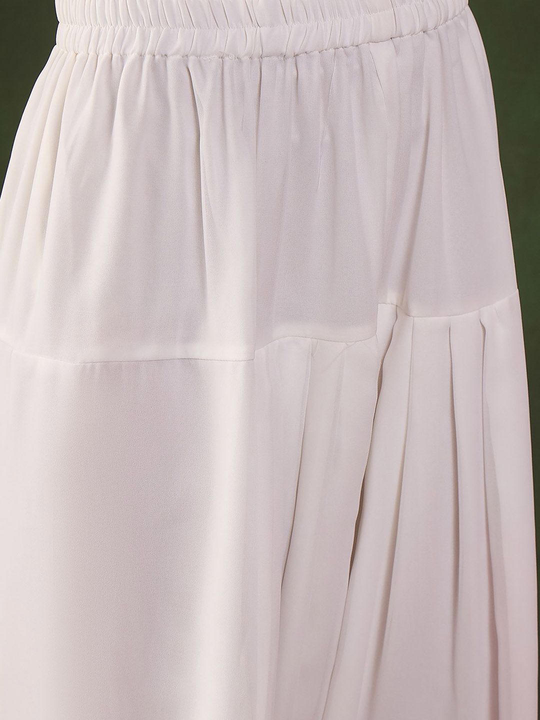 Sangria Embroidered Kurta & Palazzo With Dupatta