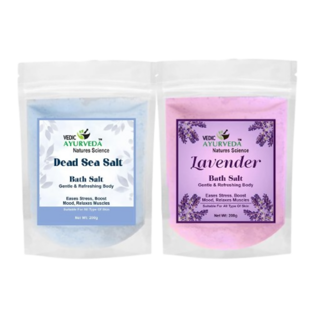 VedicAyurveda Dead Sea Salt and Lavender Bath Salt - Dista