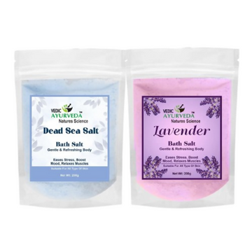 VedicAyurveda Dead Sea Salt and Lavender Bath Salt - Dista