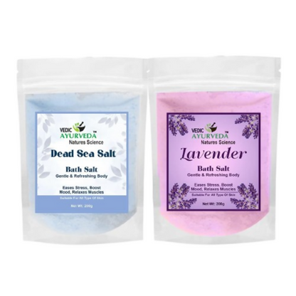 VedicAyurveda Dead Sea Salt and Lavender Bath Salt - Dista