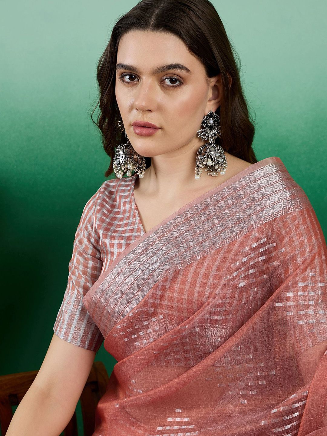 Mitera Woven Design Zari Organza Banarasi Saree - Distacart