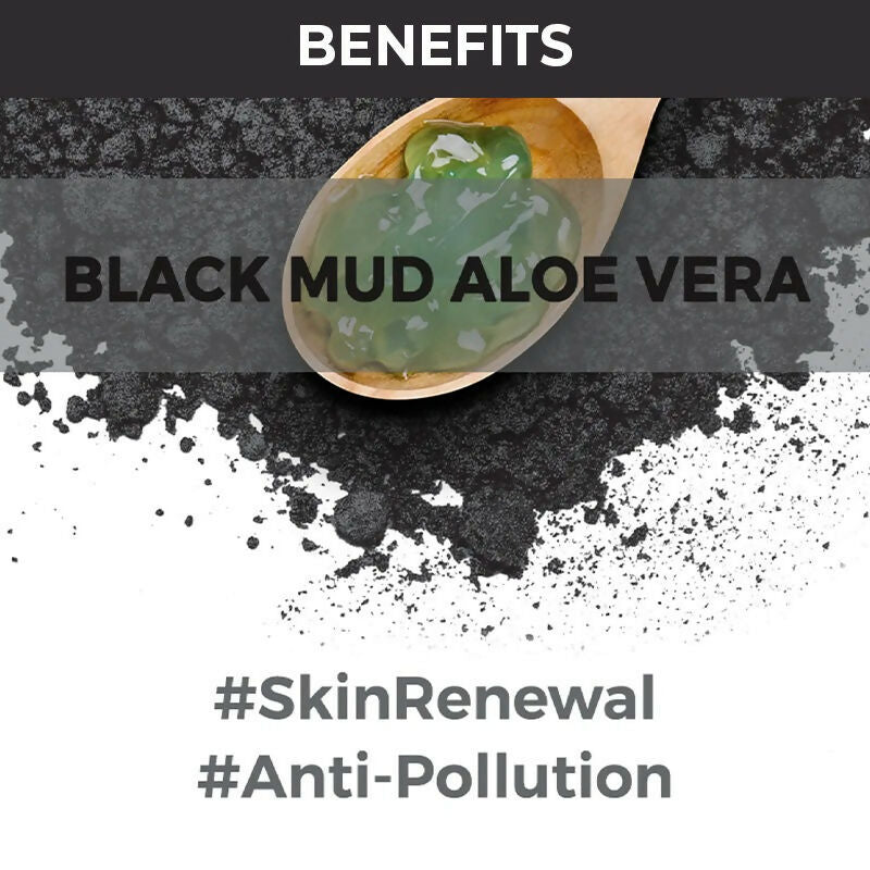 Nykaa Skin Secrets Exotic Indulgence Black Mud + Aloe Vera Sheet Mask For Purified & Hydrated Skin - Distacart