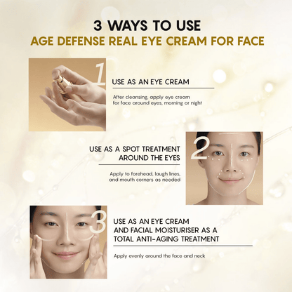 AHC Age Defense Real Eye Cream For Face - Korean skincare - Distacart