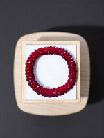 Thumbnail for Inhanns Unisex Crystal Bloom – Adjustable Crystal Bead Bracelets - Maroon - Distacart