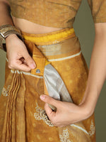 Thumbnail for Astita Cotton Golden Saree
