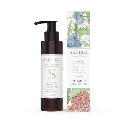 Sadhev Ayurvedic Shower Gel Deep Cleansing - Distacart