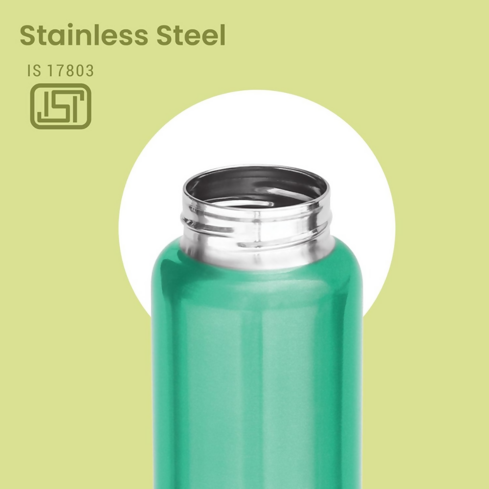 Milton Aqua 1000 Stainless Steel Water Bottle - Light Green - Dista