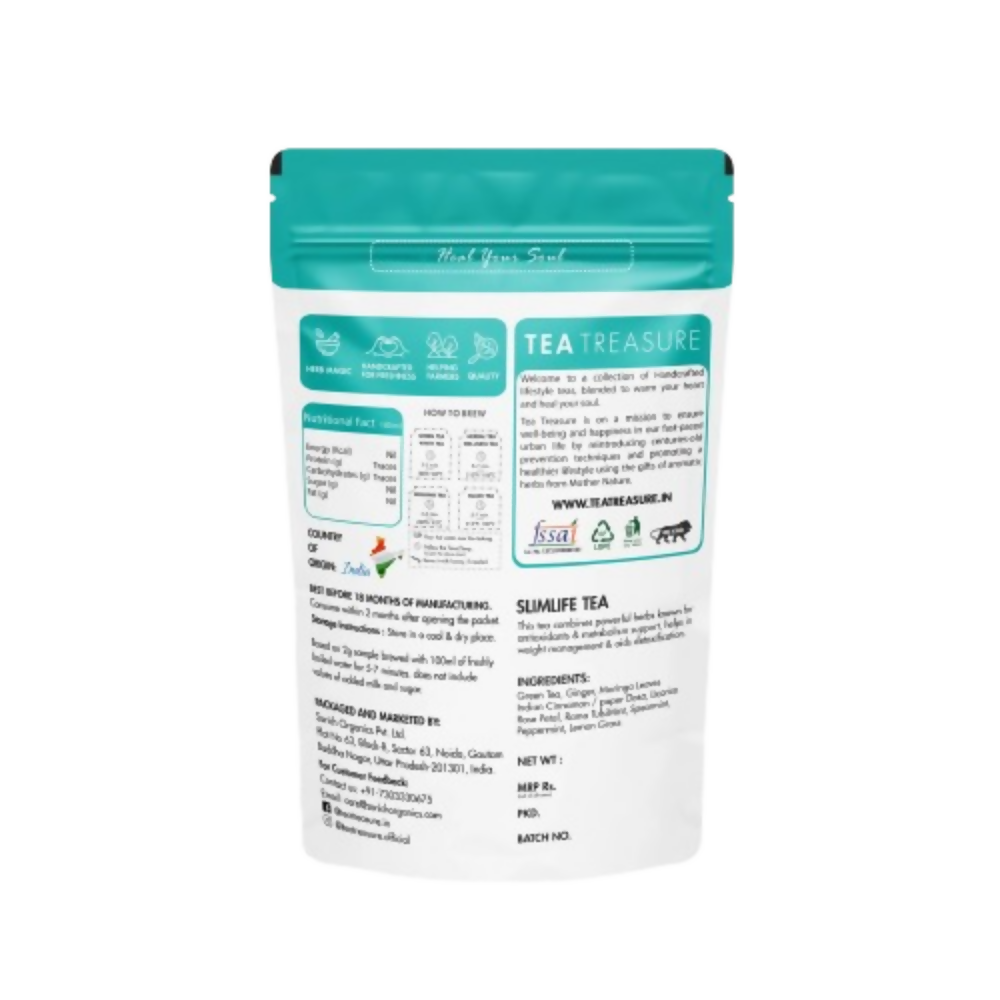 Tea Treasure Loose Leaf Slim Life Tea - Distacart