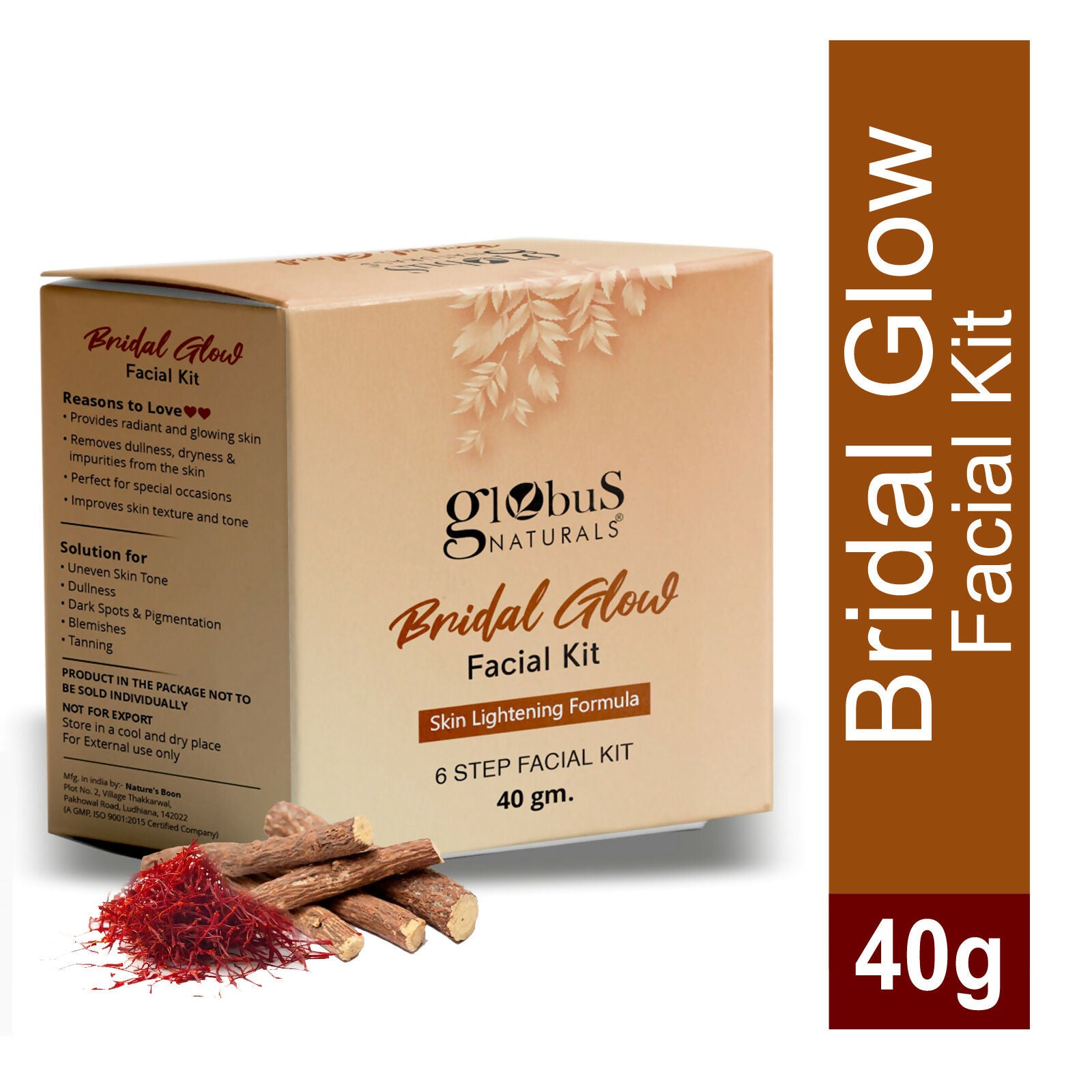 Globus Naturals Illuminating Bridal Glow 6 Step Facial Kit