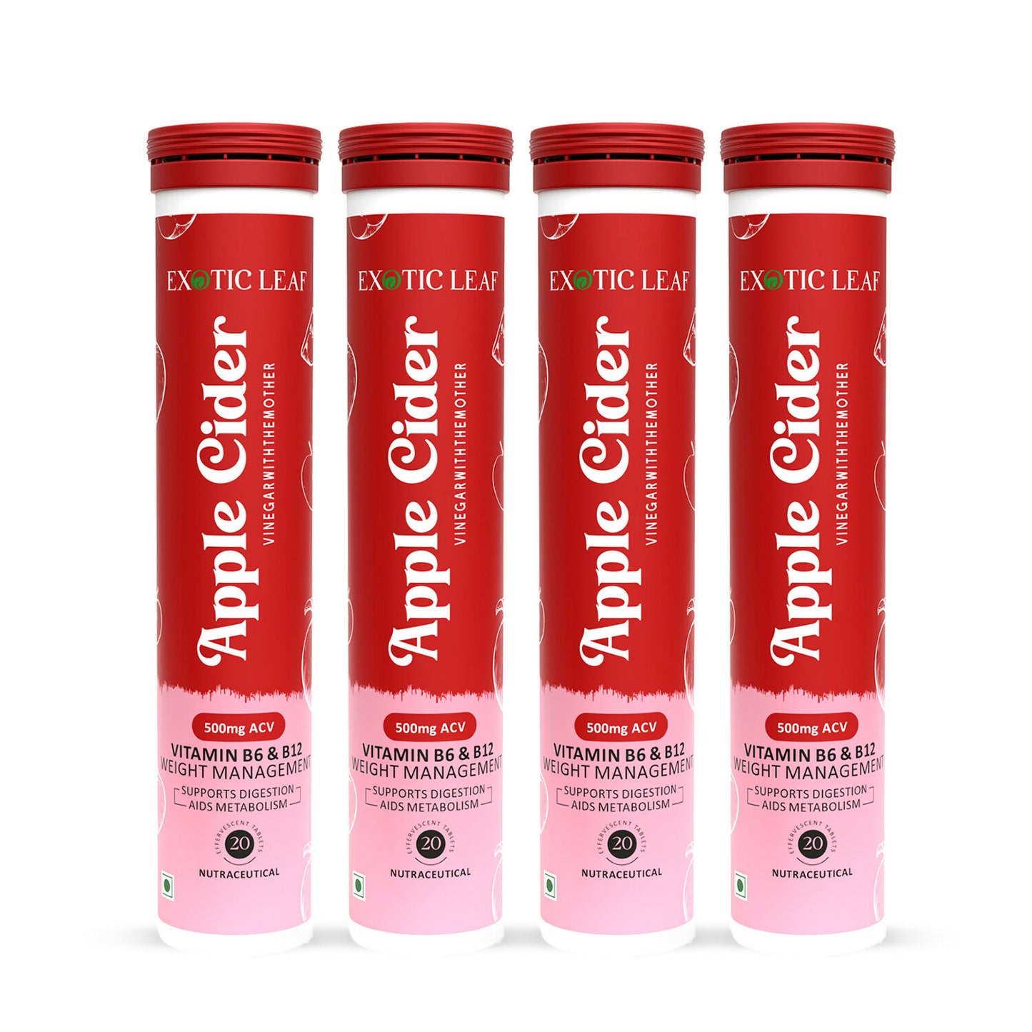Exotic Leaf Apple Cider Vinegar Tablets - Distacart