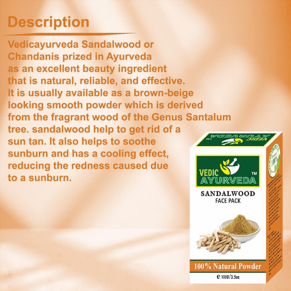 VedicAyurveda Sandalwood Powder - Dista