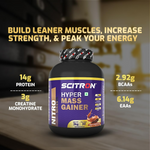 Thumbnail for Scitron Nitro Series Hyper Mass Gainer Milk Chocolate