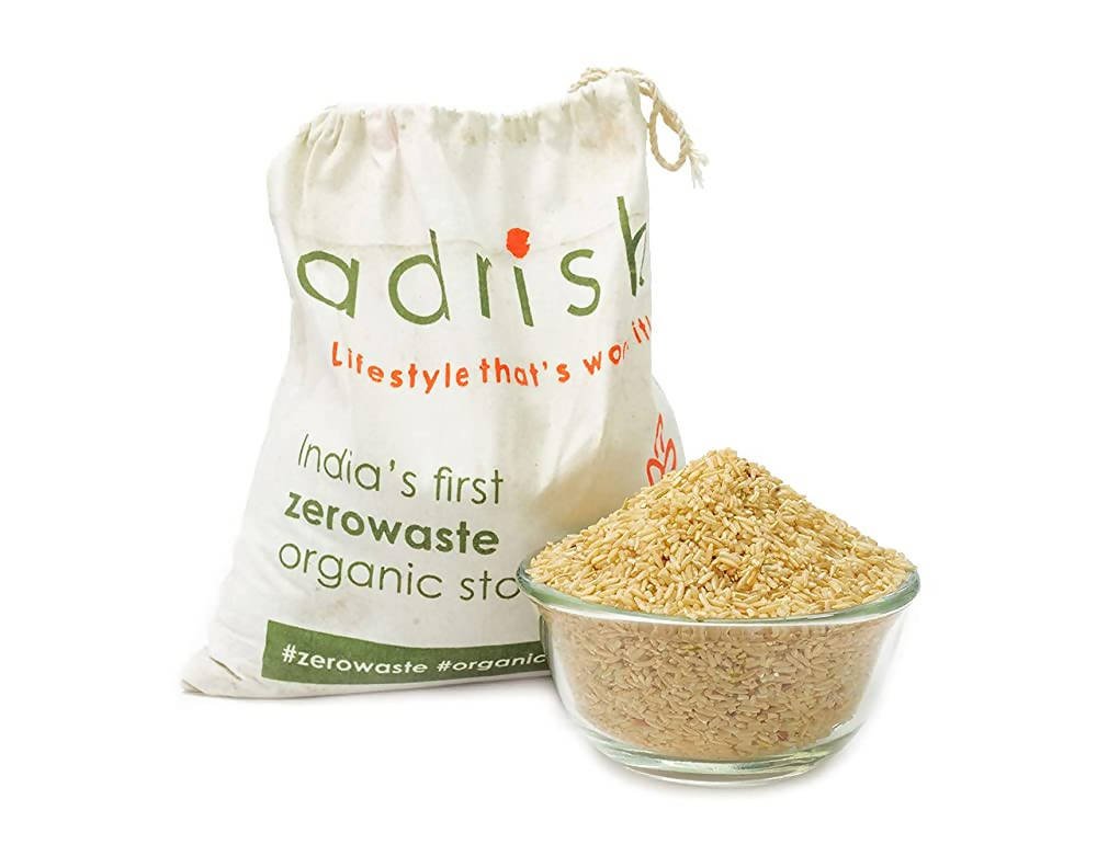 Adrish Organic Unpolished Indrayani Rice - Distacart