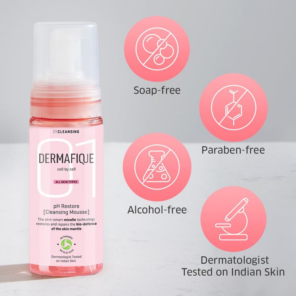 Dermafique pH Restore Foaming Mousse - Dista