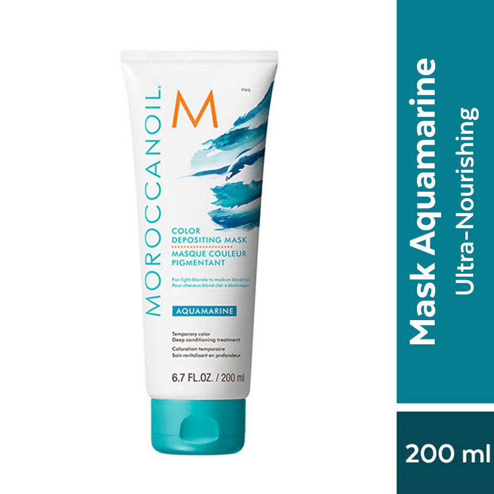 Moroccanoil Color Deposit Mask Auqamarine - Distacart