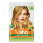 Thumbnail for Nisha Creme Hair Color for Women - Golden Blonde - Distacart