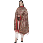 Thumbnail for A R Silk Tussar Multi Print Fancy Dupatta Color Multi color Dupatta or Chunni