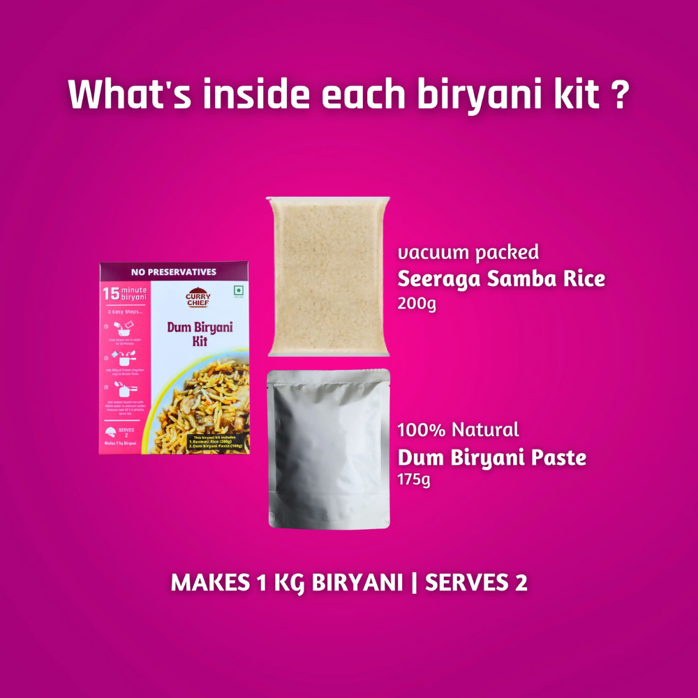CurryChief Dum Biryani Kit - Distacart