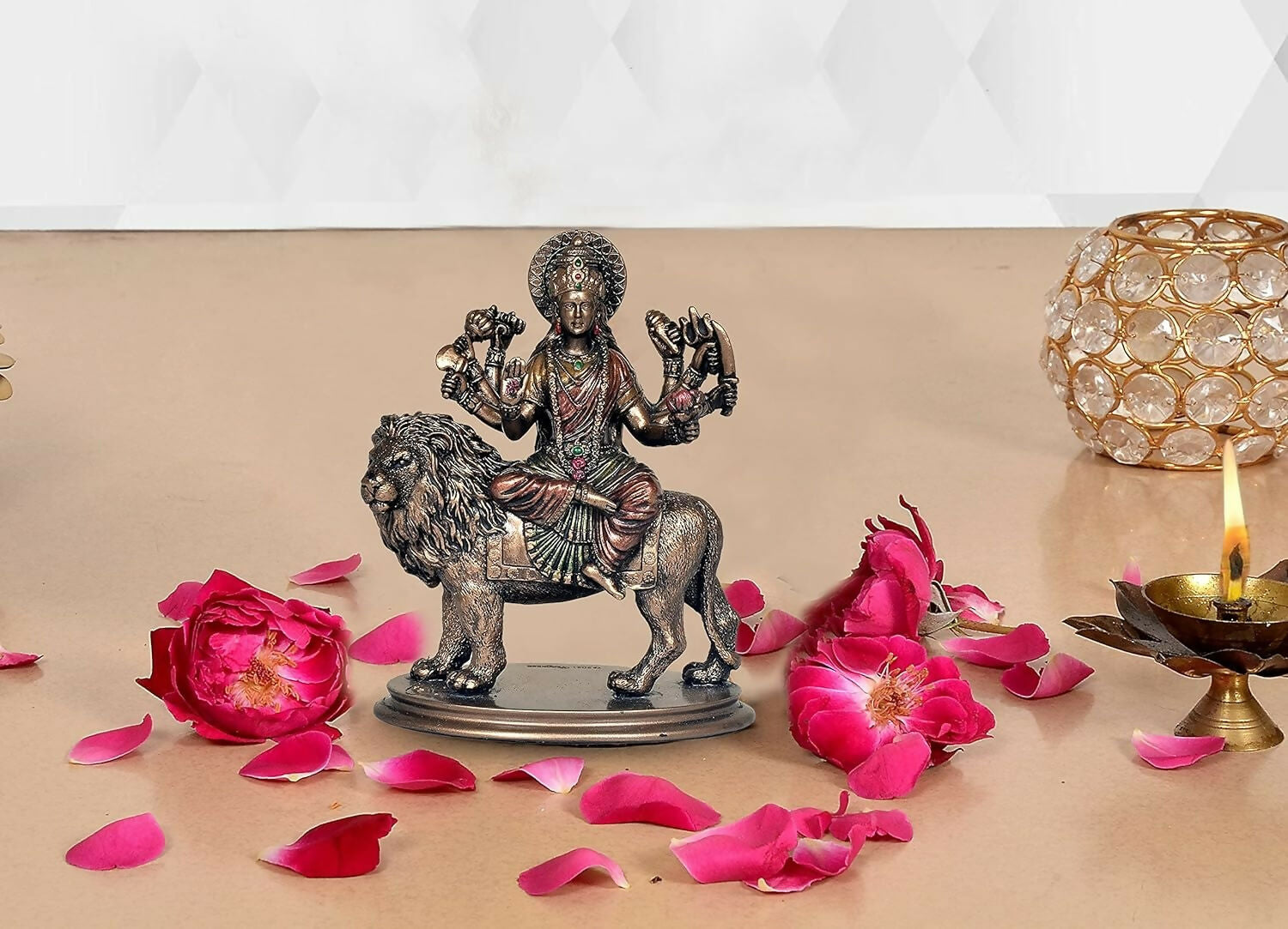 Umi Cold Cast Resin Maa Durga Idol - Distacart