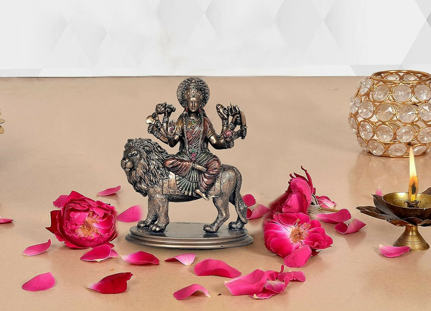 Umi Cold Cast Resin Maa Durga Idol - Distacart