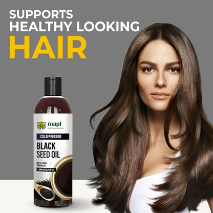 MAPL Organic Black Seed Oil Cold-Pressed - Distacart