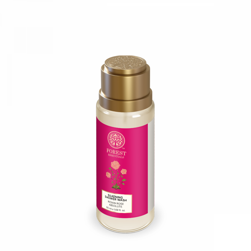 Forest Essentials Travel Size Silkening Shower Wash Indian Rose Absolute - Distacart