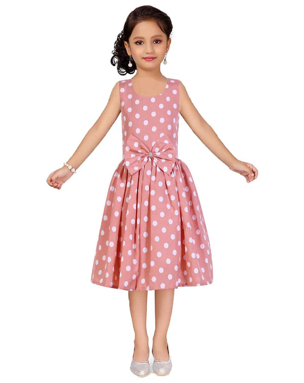 Asmaani Kids Party Wear Stylish Dresses, Perfect for Parties, Functions & Vacations - Peach