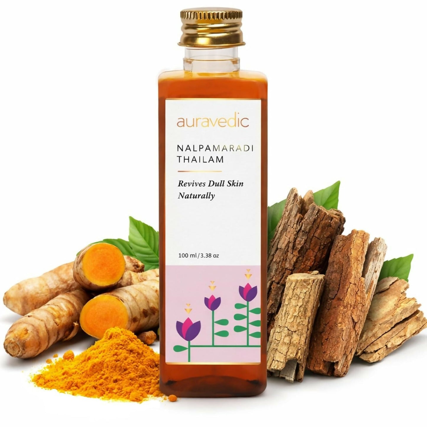 Auravedic Nalpamaradi Thailam for Face Body oil After Bath - Dista