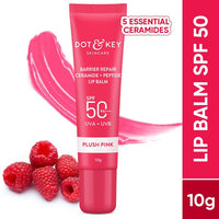 Thumbnail for Dot & Key Barrier Repair Ceramide & Peptide SPF 50 Lip Balm - Plush Pink - Distacart