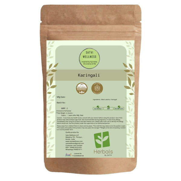 Satvi Wellness Karingali | Black Catechu Powder - Distacart