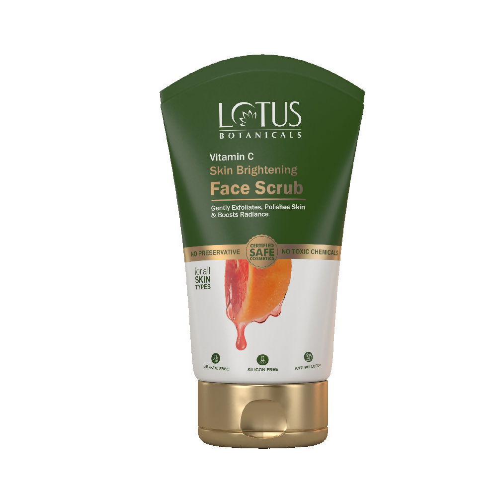 Lotus Botanicals Vitamin C Skin Brightening Face Scrub - Distacart