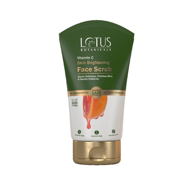 Lotus Botanicals Vitamin C Skin Brightening Face Scrub - Distacart