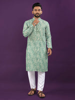 Thumbnail for Anaita Sea Green Digital Print Kurta - Distacart